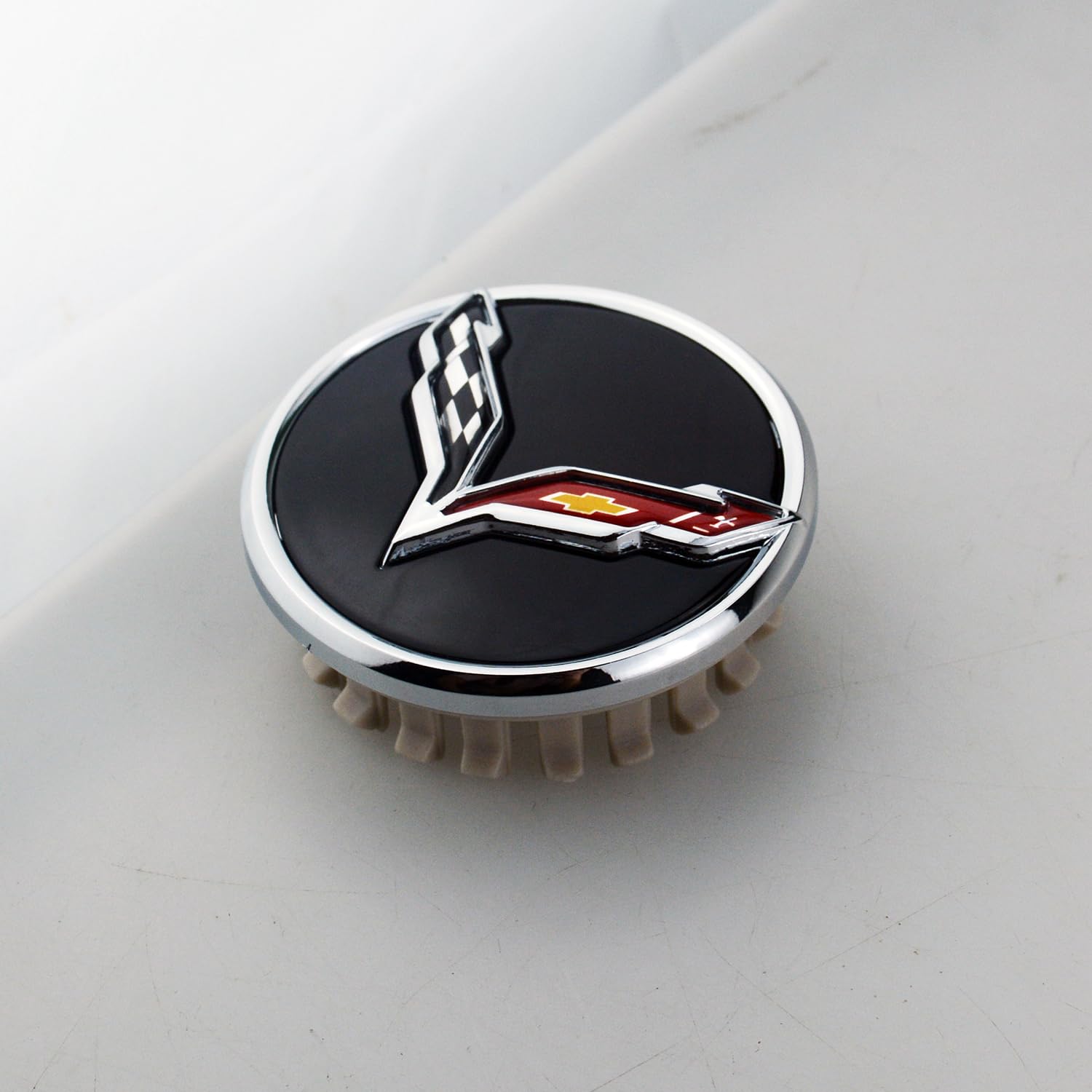 1Pc Tapacubos del Centro del Corvette Stingray C7 2014+ con - Imagen 3