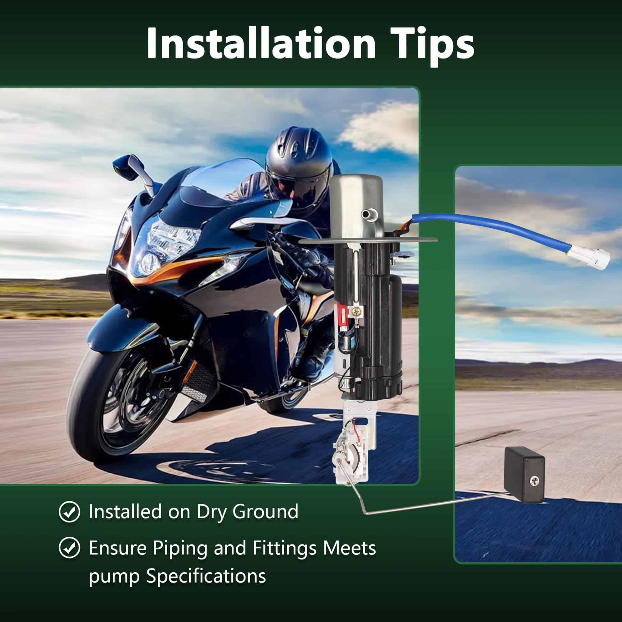 Bomba de Combustible Yezoauto para Suzuki Hayabusa GSX1300R - Imagen 6