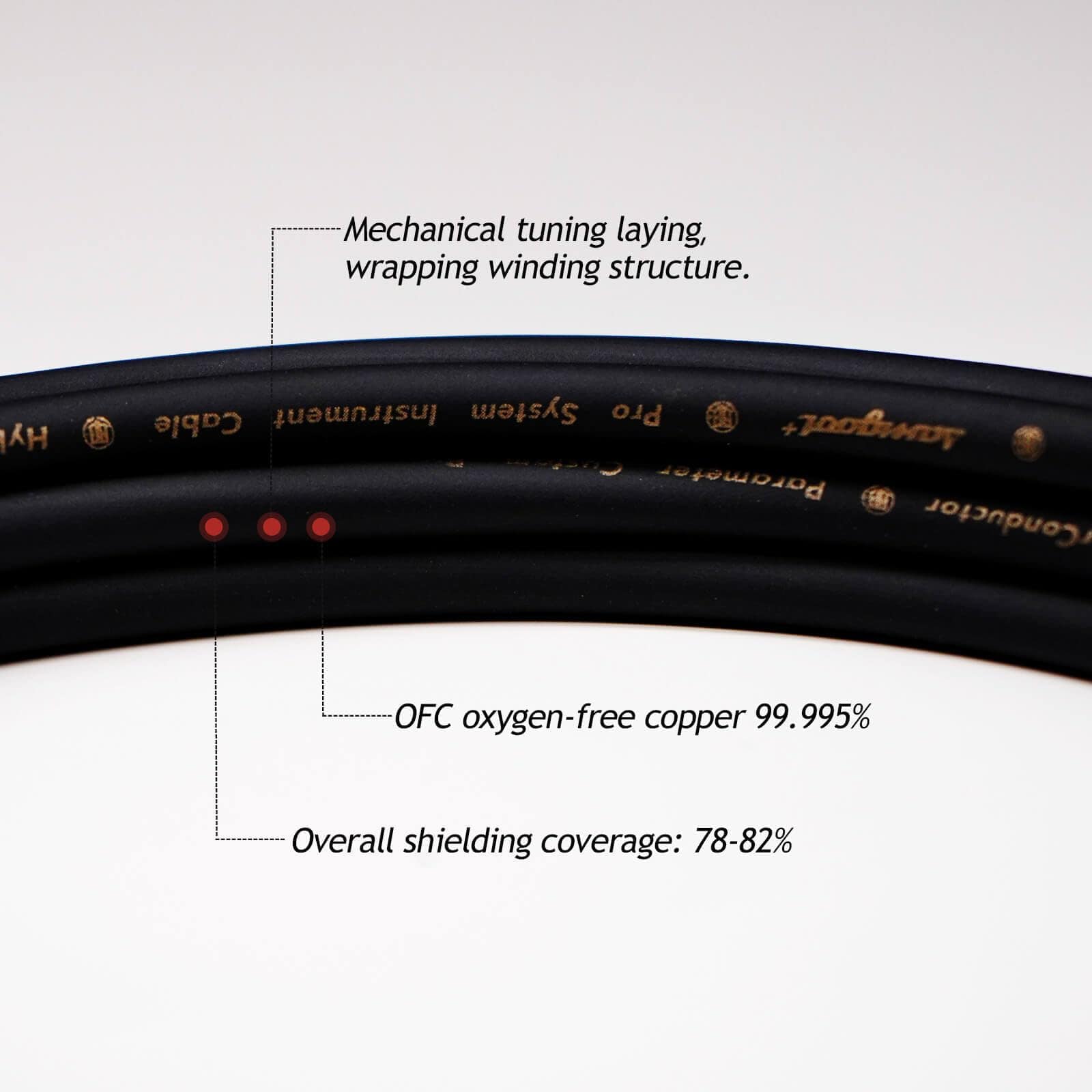 Cable de Guitarra Samgool de 20 pies, Cable de -Negro - Imagen 5