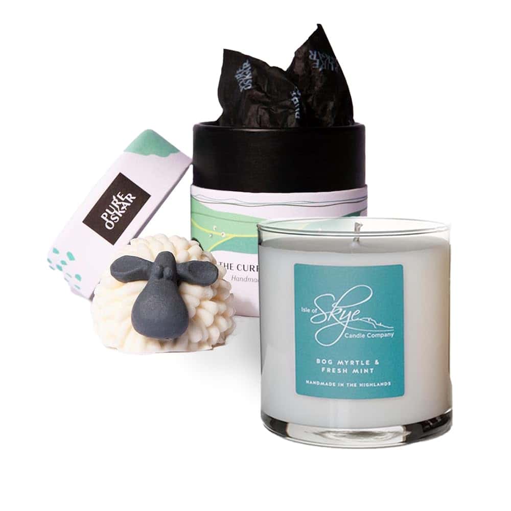 Set de Regalo Jabón Hecho a Mano de Oveja Curragh de