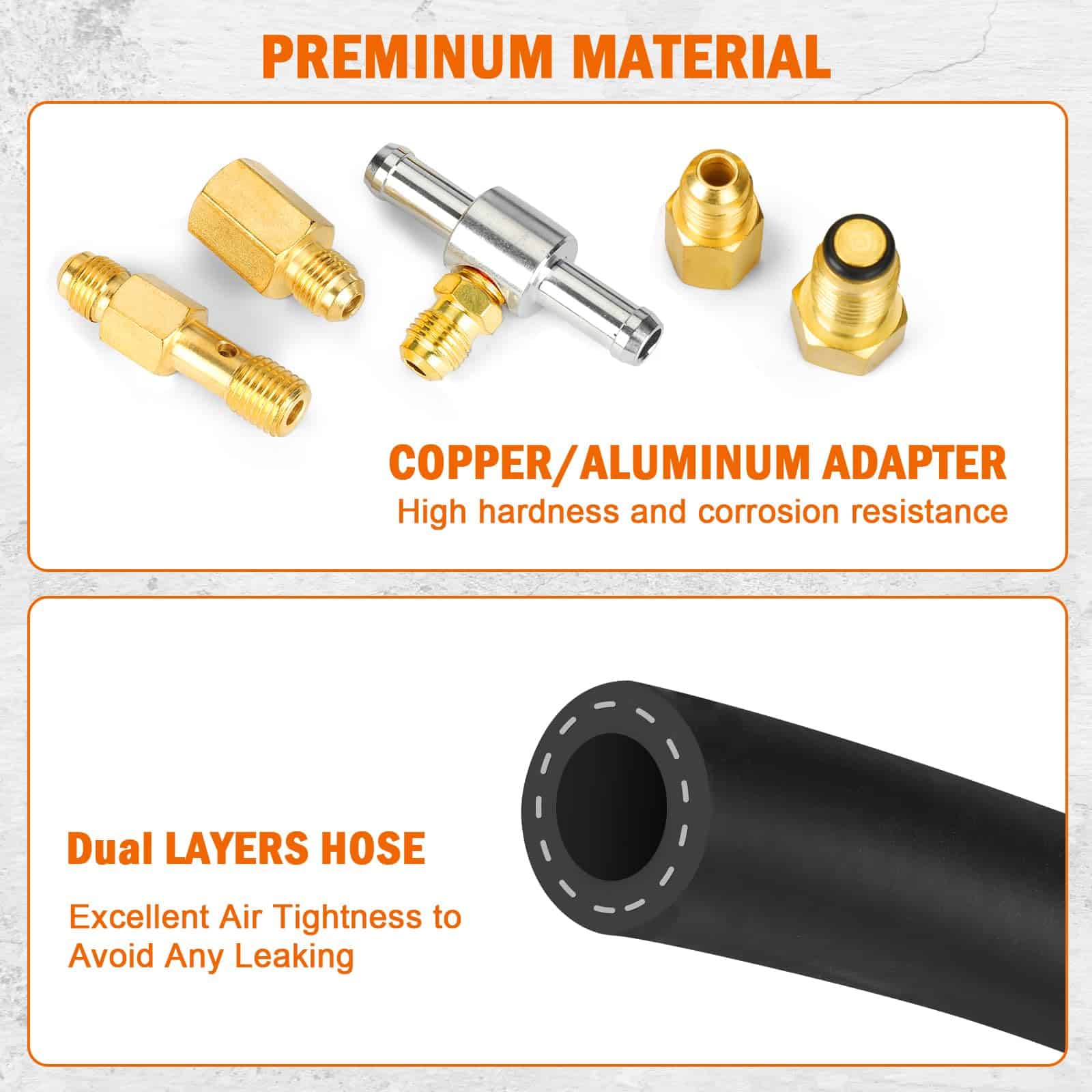 Uprimu 0-140PSI Kit de Prueba de Presión de Bomba de - Imagen 9