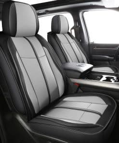 Cubierta de asiento de camión de pleather LINGVIDO para