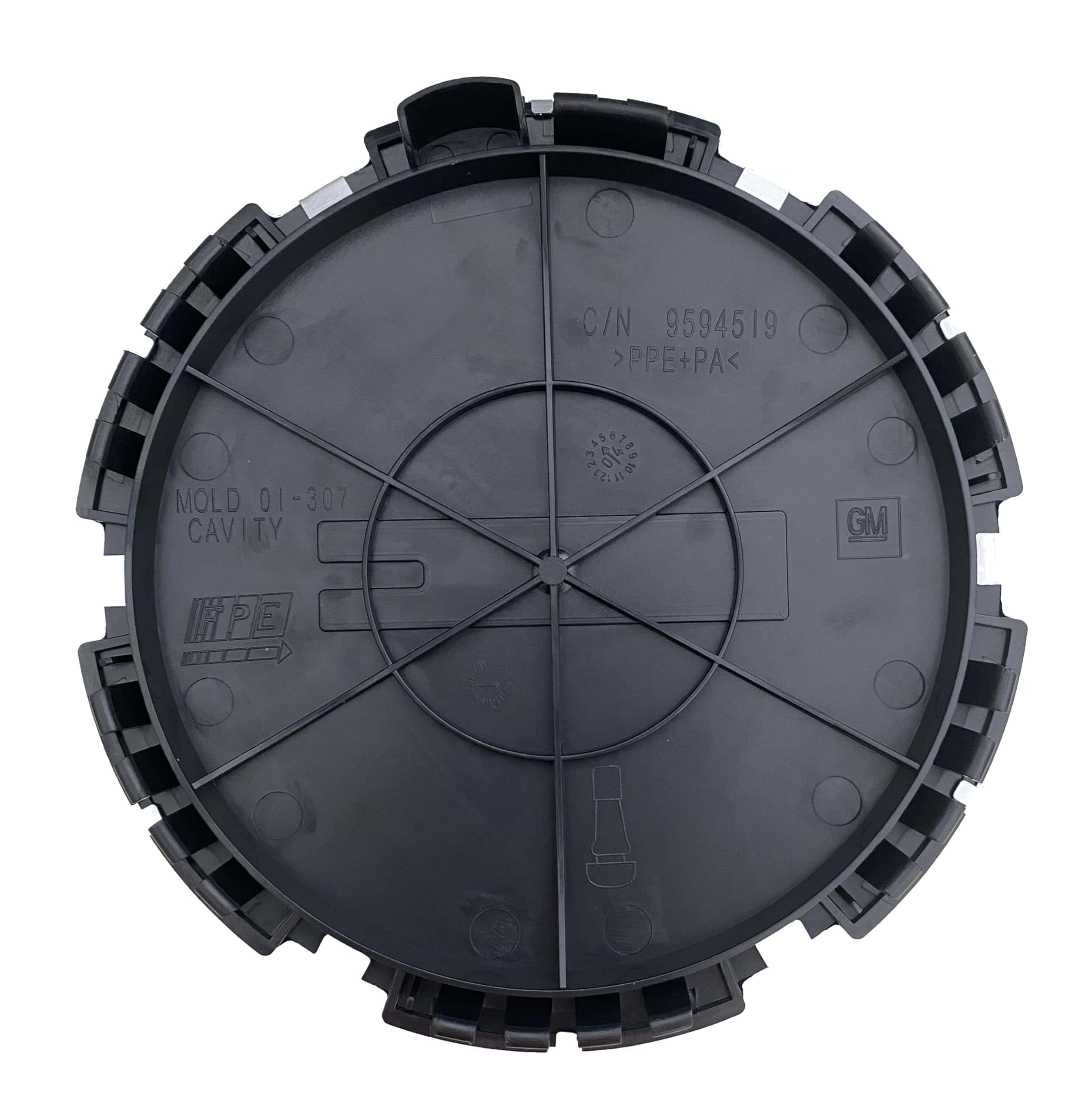 Tapacubos del Centro de Rueda Plateado Cepillado - Imagen 4