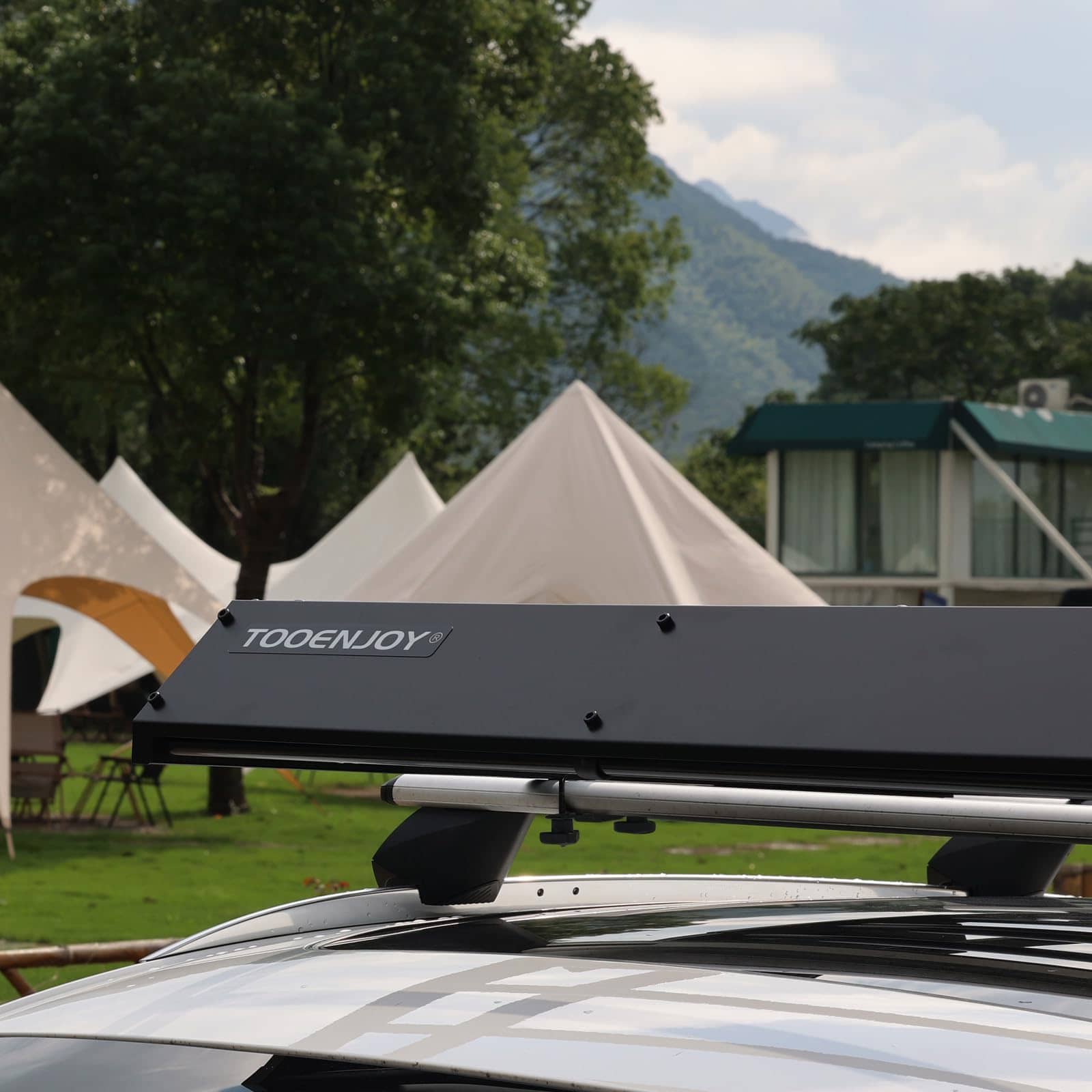Portaequipajes de techo TooEnjoy 43 x 35 x 4.7 pulgadas, - Imagen 8