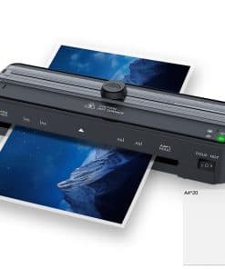 Máquina laminadora Locamp A4 con 20 hojas de laminación, 9