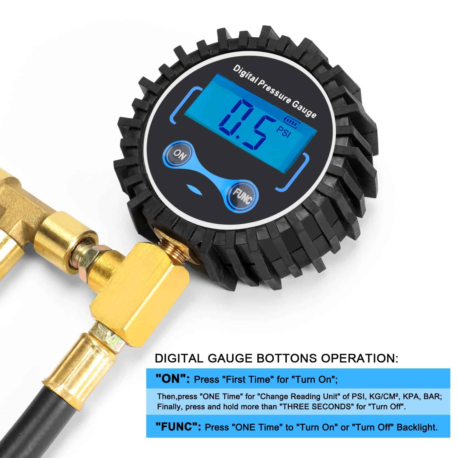 Kit de Prueba de Presión de Inyección de -Negro - Imagen 10