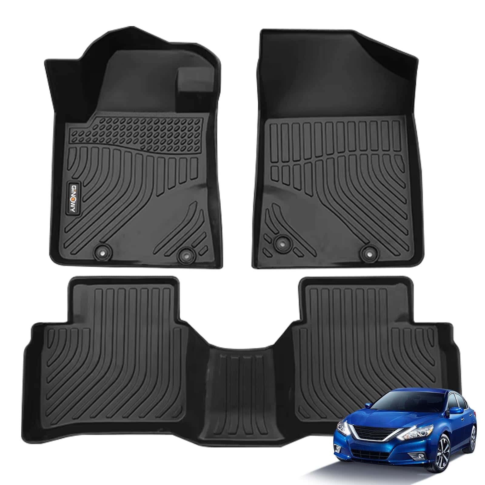 Tapetes para piso sin forro de carga para Nissan Altima