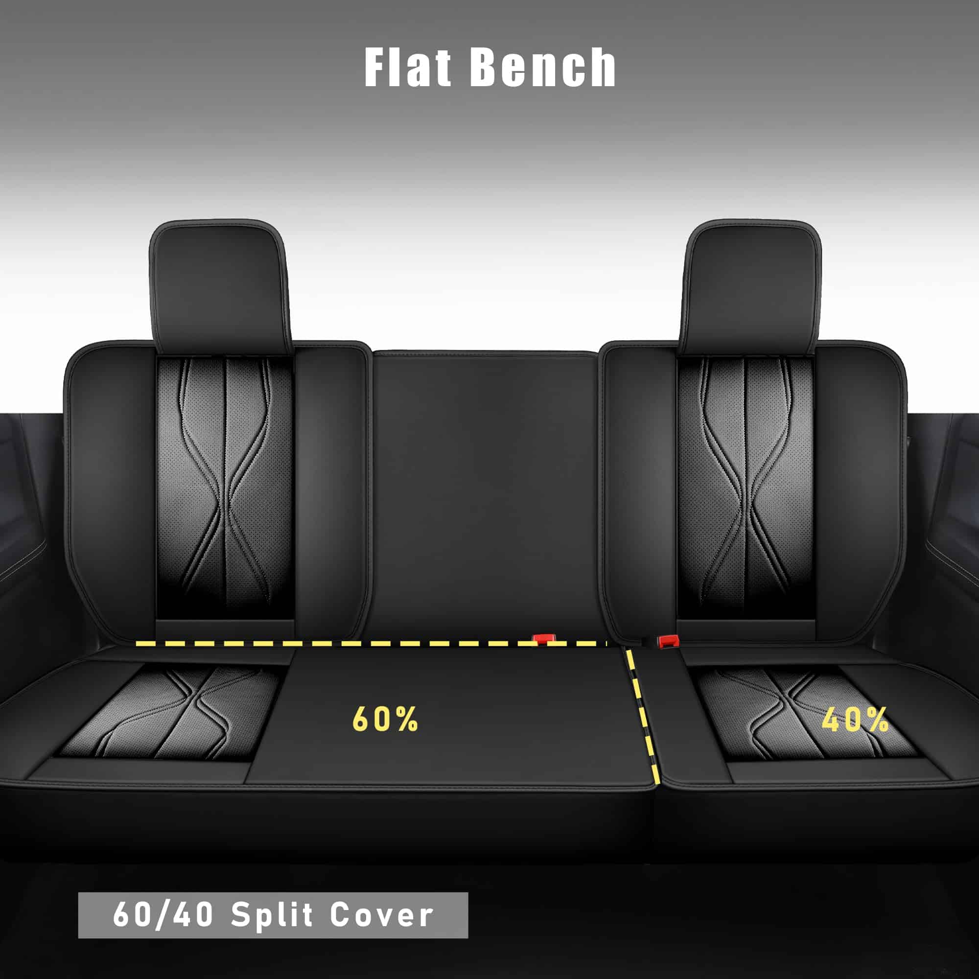 Fundas de Asiento de Piel Sintética Impermeables LINGVIDO - Imagen 6
