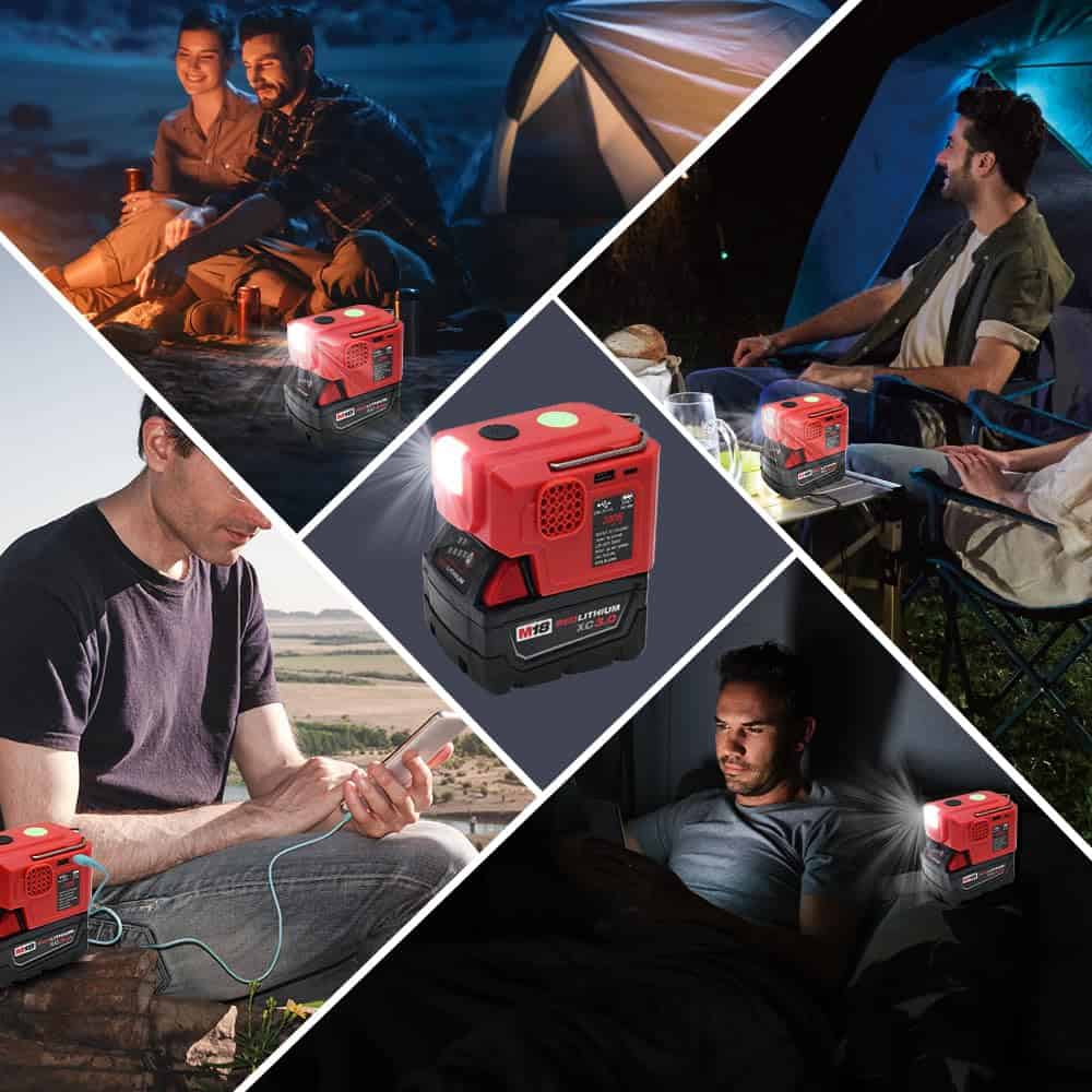 Inversor de Corriente 200W para Milwaukee Inverter DC 18V a - Imagen 3