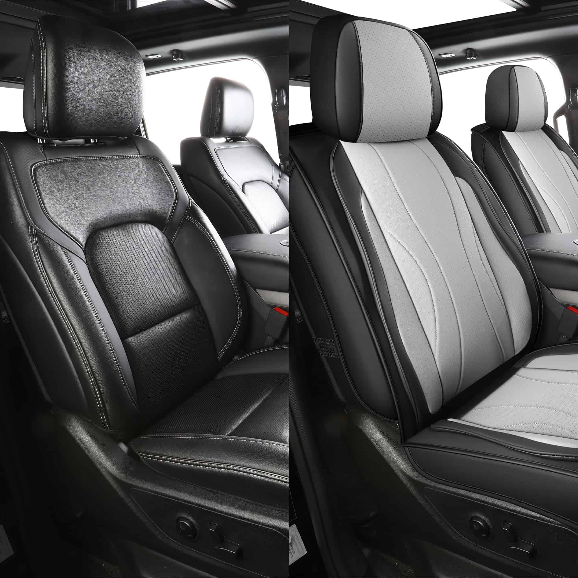 Cubiertas de asiento de automóvil de cuero sintético - Imagen 7