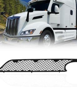 Rejilla lateral negra de ventilación de la capucha de