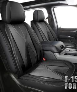 Fundas de Asiento LINGVIDO para Ford F-150 de Cuero