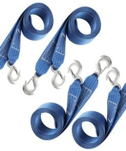 Cuerda de Remolque de Nylon con Ganchos, 2 pulgadas x 13