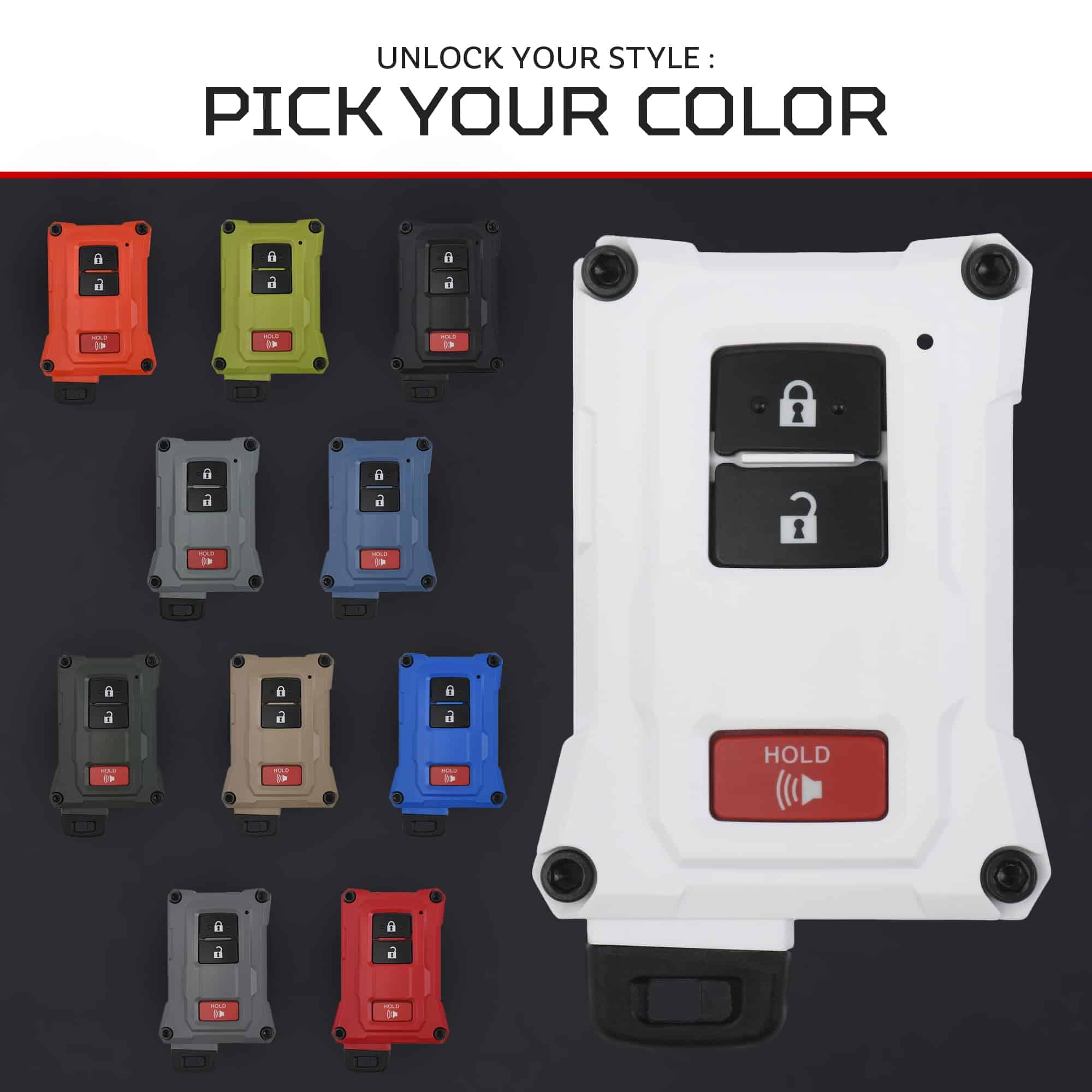 Estuche de Llave de Repuesto AJT DESIGN -Blanco - Imagen 5