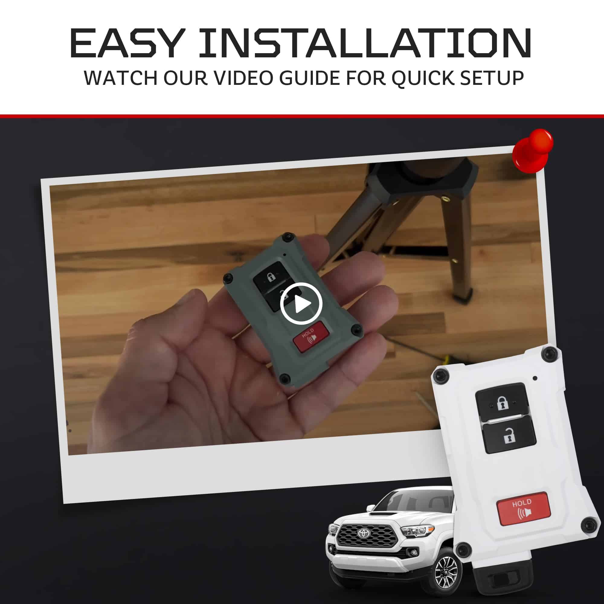 Estuche de Llave de Repuesto AJT DESIGN -Blanco - Imagen 7