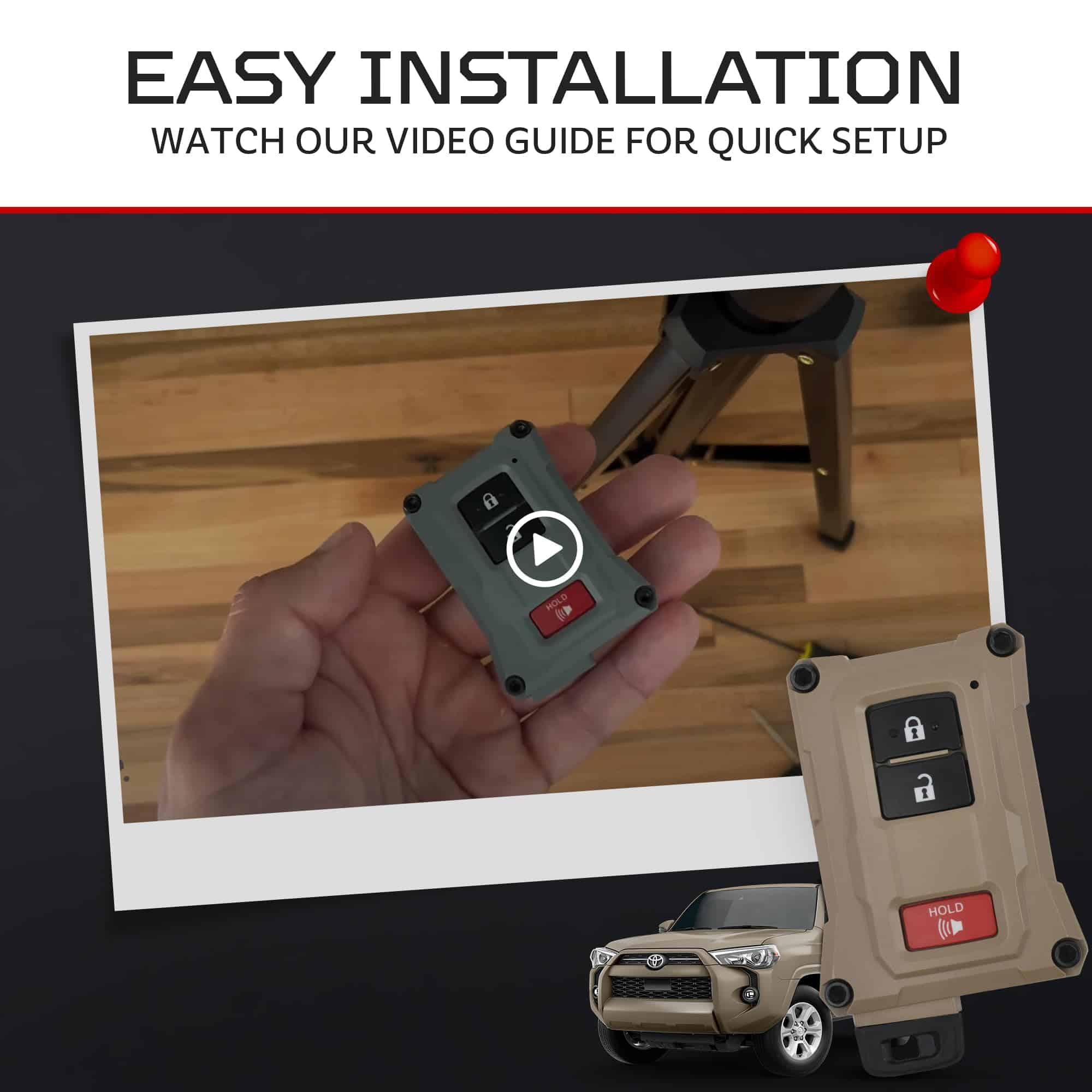 Estuche de llavero de repuesto AJT DESIGN compatible con - Imagen 7