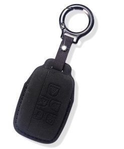 Estuche de cuero genuino para llave de Land Rover Jaguar -