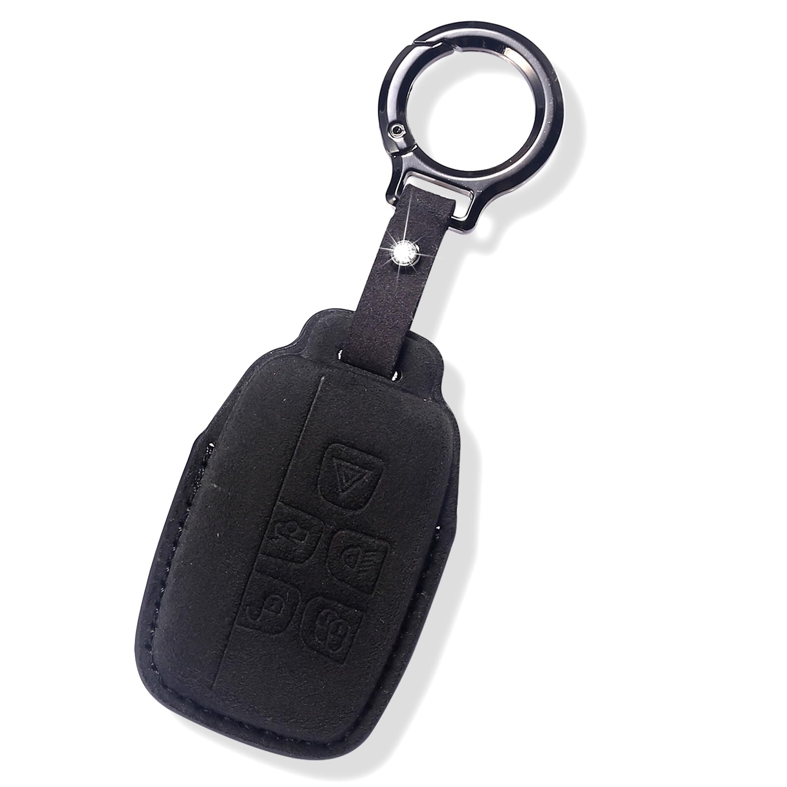 Estuche de cuero genuino para llave de Land Rover Jaguar -
