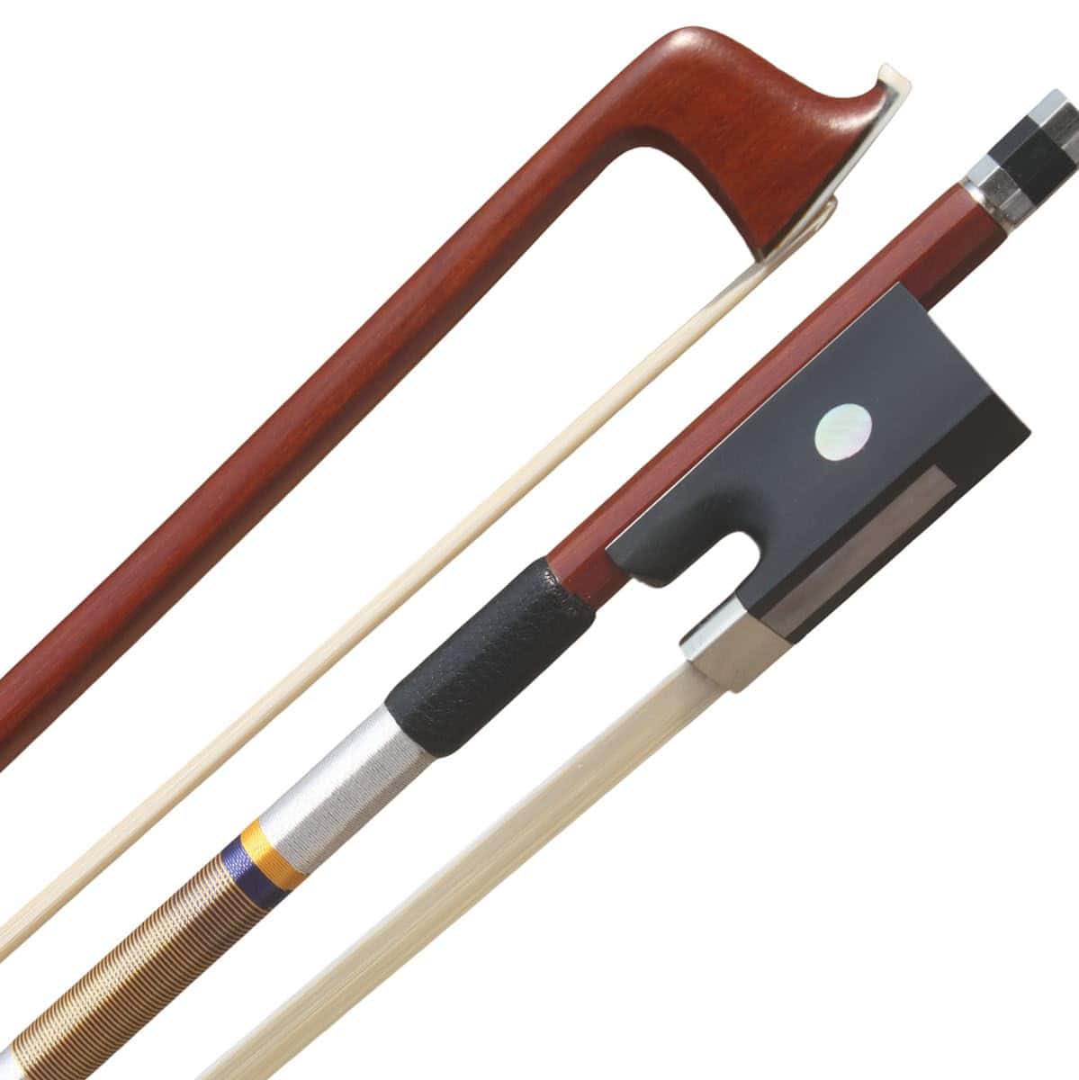 Arco de violín 4/4 tamaño completo de madera de Brasil