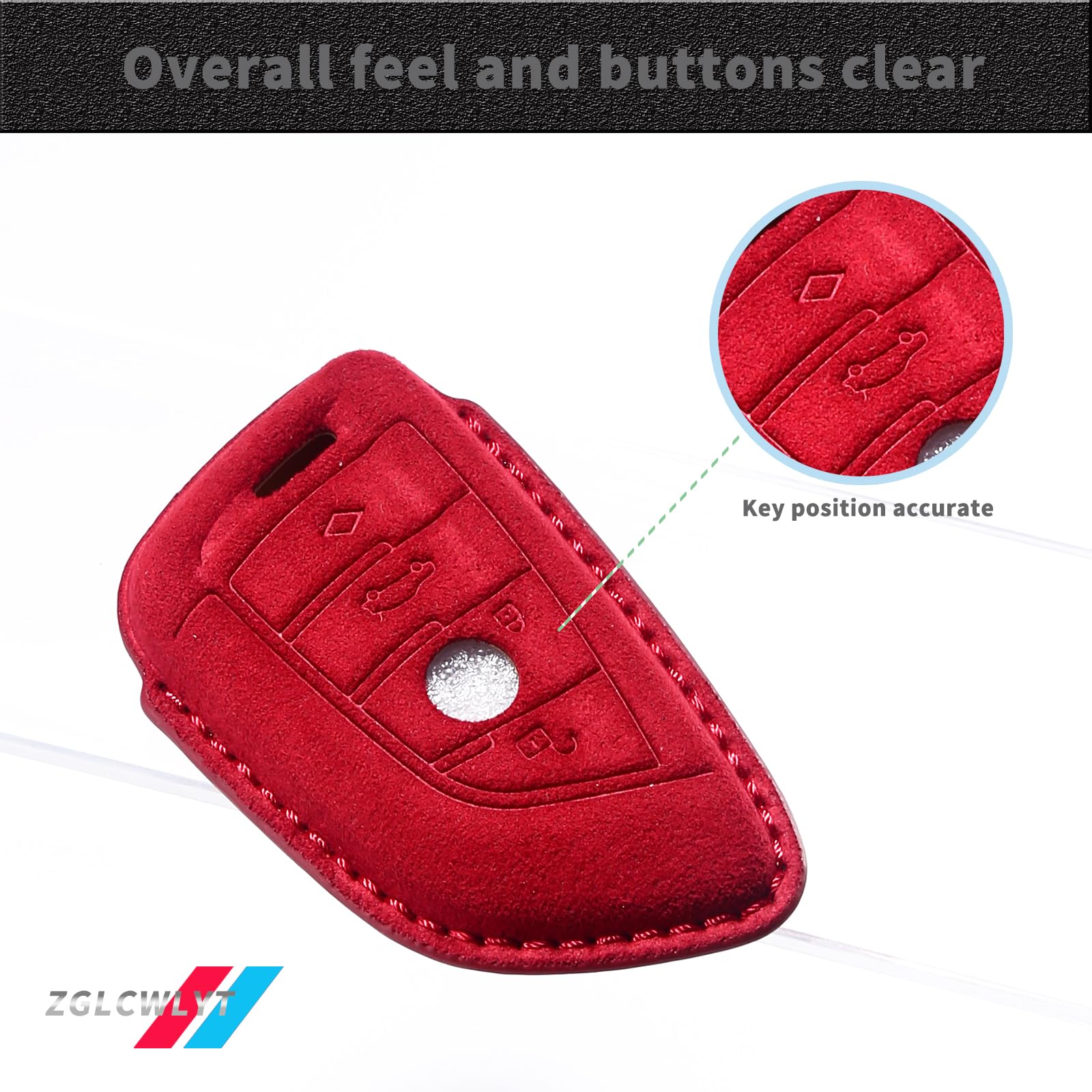 Estuche de Llave de Cuero Genuino para BMW X1 X2 X3 X5 X6 - Imagen 5