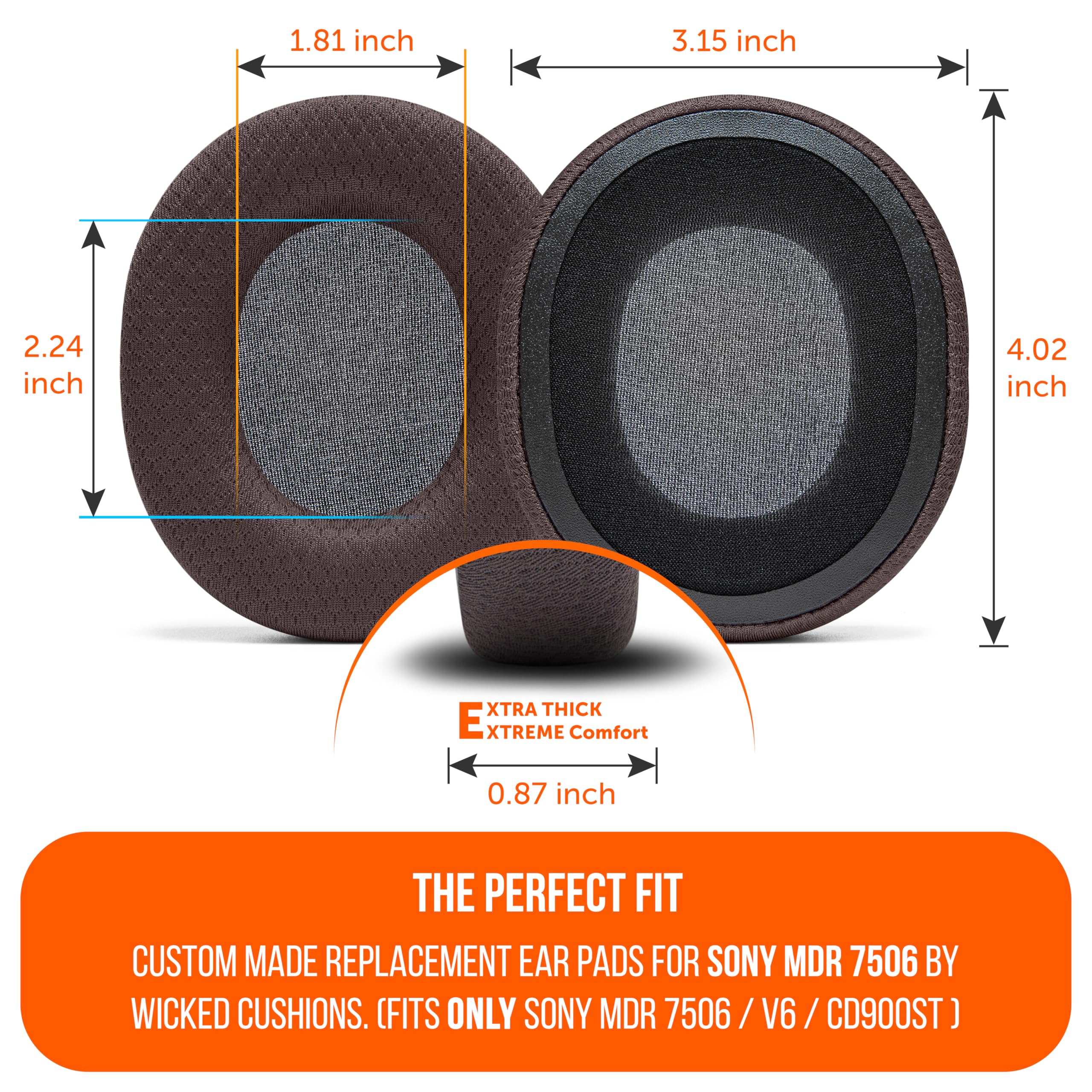 Almohadillas de reemplazo WC Wicked Cushions para Sony MDR - Imagen 6