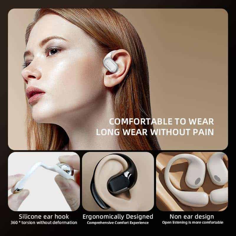 Audífonos XIMAND de Clip de Oreja Abierta, Auriculares - Imagen 4