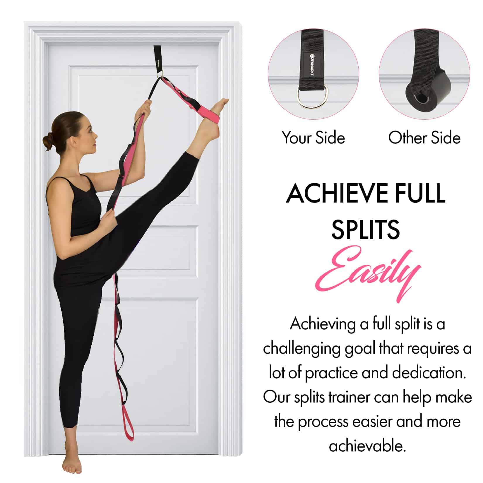 Correa de Yoga con 10 Lazos y Anclaje de Puerta - Correa de - Imagen 7