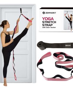 Correa de Yoga con 10 Lazos y Anclaje de Puerta - Correa de