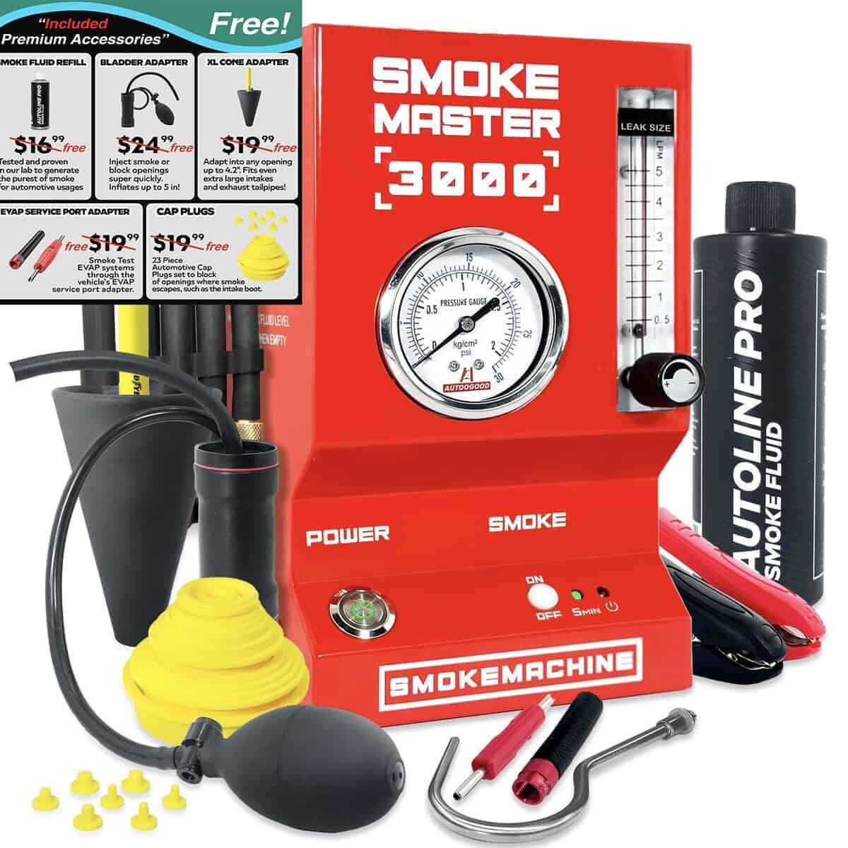 Máquina de Humo Automotriz Modelo 2025 con el Mejor Líquido