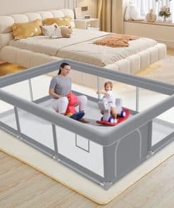 Corralito extra grande para bebés besuhot 74x50 pulgadas