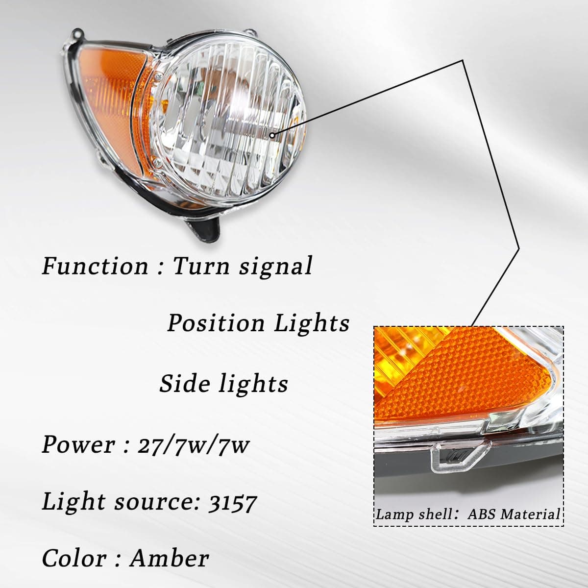 Ensamblaje de Luz de Señal de Giro Apto para Camión - Imagen 3