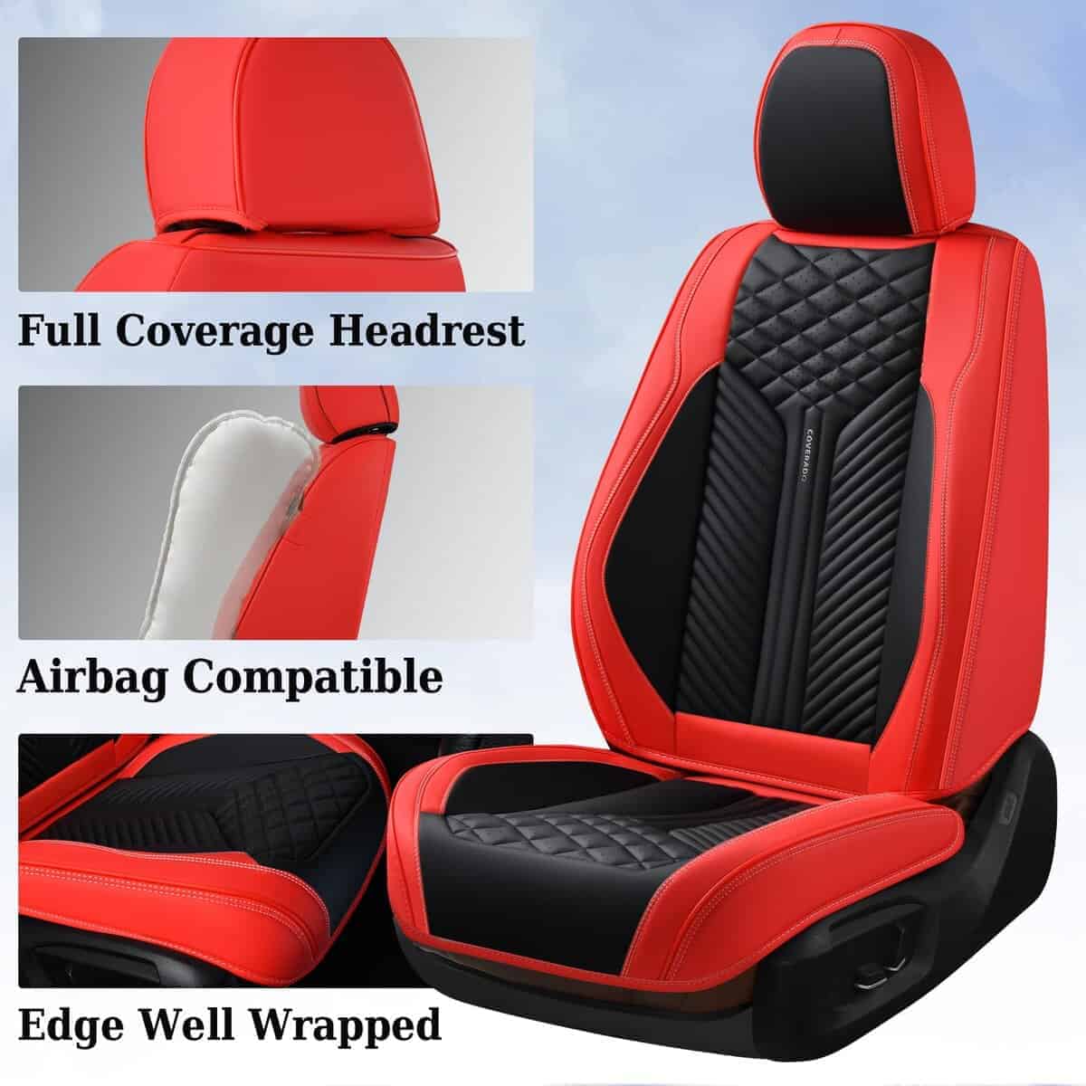 Cubiertas de Asiento para Automóvil Coverado Juego - Imagen 7