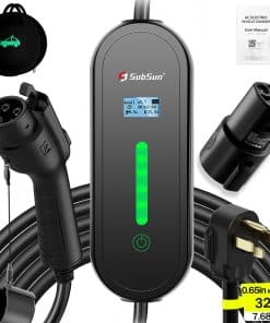 Cargador Eléctrico Portátil Universal SubSun Nivel 2 32Amp