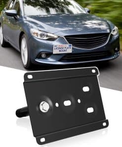 Soporte de Placa de Matrícula Delantera sin -Negro