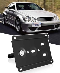 Soporte de placa de matrícula delantera -Negro, Blanco o Pla