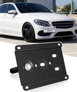 Soporte de placa de matrícula delantera sin -Negro