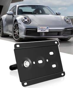 Soporte de Placa de Matrícula Delantera -Negro