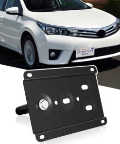 Soporte de placa de matrícula delantera -Negro