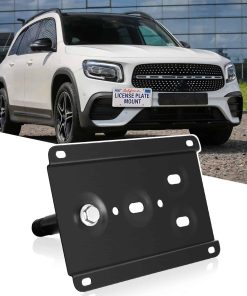 Soporte de placa de matrícula delantera -Negro