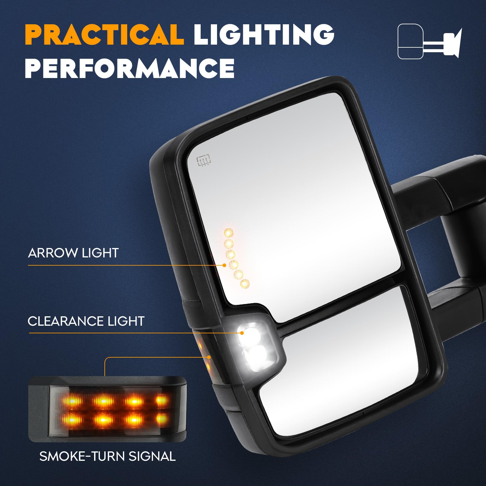 Espejos de Remolque 2003 2004 2005 2006 para Chevy - Imagen 5