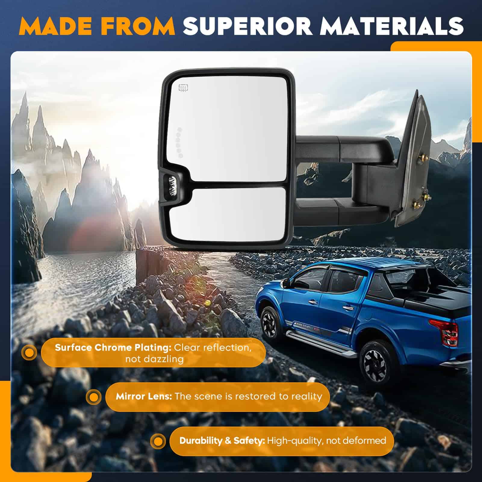 Espejos de Remolque 2003 2004 2005 2006 para Chevy - Imagen 9