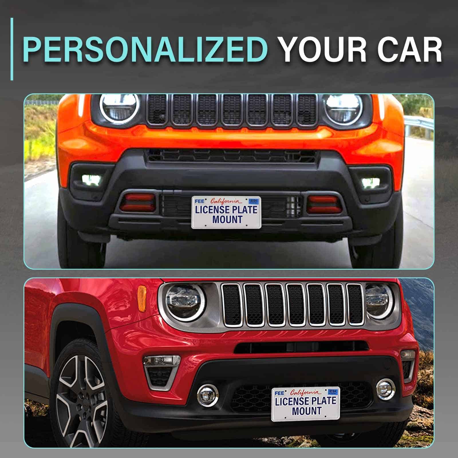 Soporte de Placa de Matrícula Delantera Sin - adelante - Imagen 7