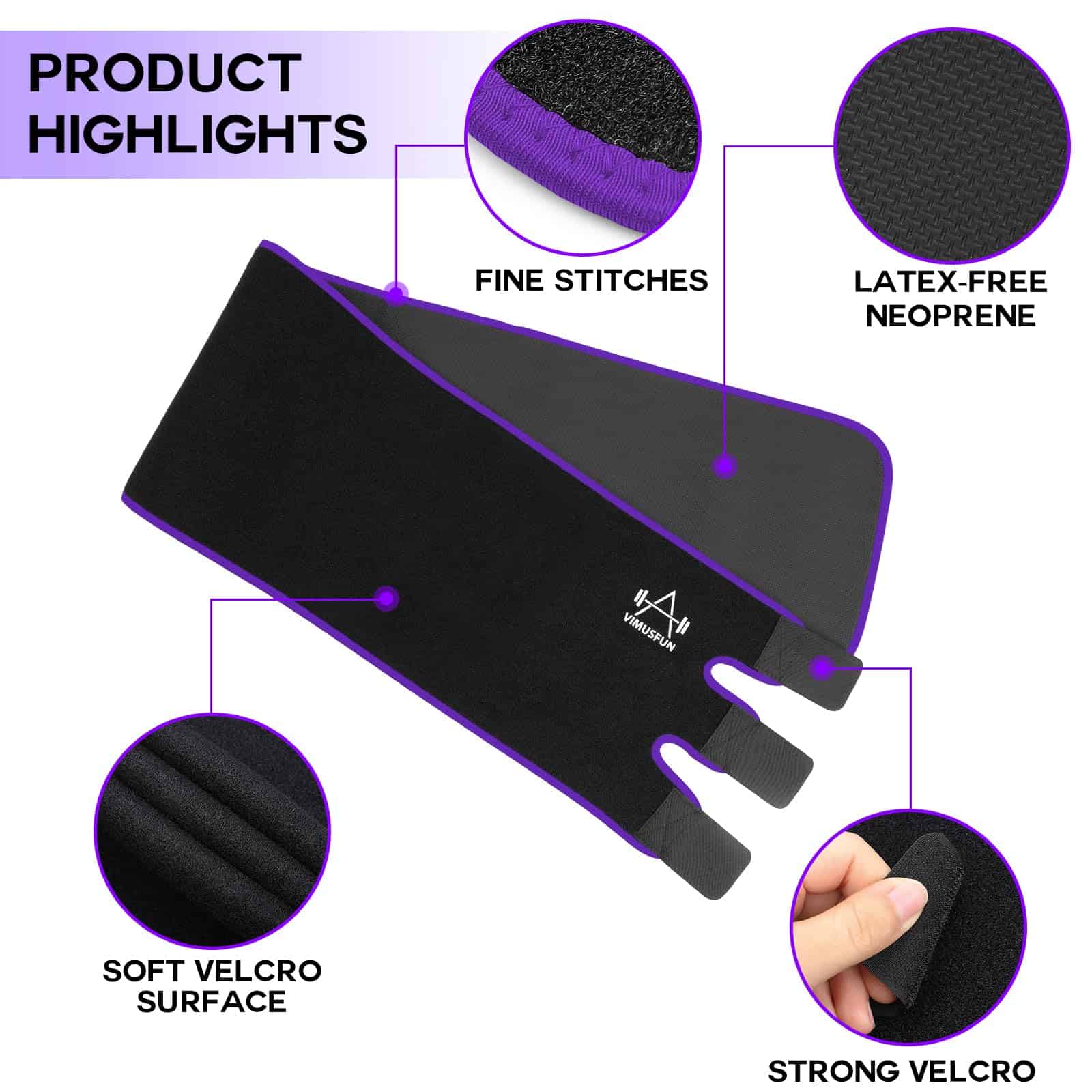 VIMUSFUN Cinturón Reductor de Cintura para Hombres y - Imagen 6