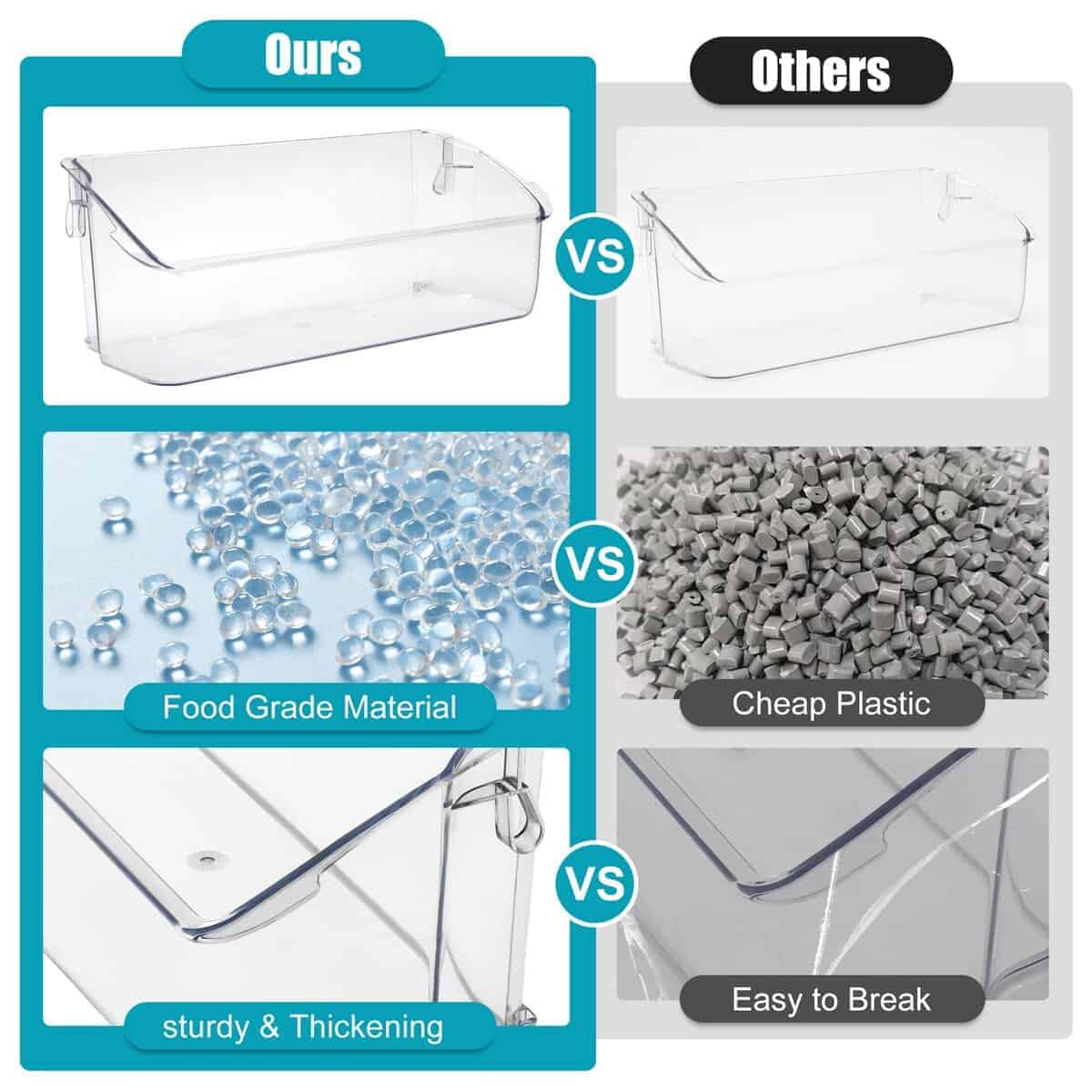 Femotic 242079901 Repuesto de Bin de Puerta de - Imagen 9