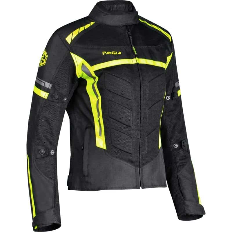 Chamarra de motocicleta PANDA CYCLE GEAR para mujer con - Imagen 3