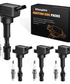 Paquete de 4pcs de Bobinas de Encendido y Bujías Compatible