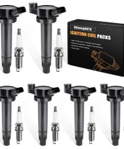 Paquete de 6 Bobinas de Encendido y Bujías Compatible con