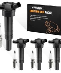 4pcs Bobinas de Encendido y Bujía Compatible con Hyundai