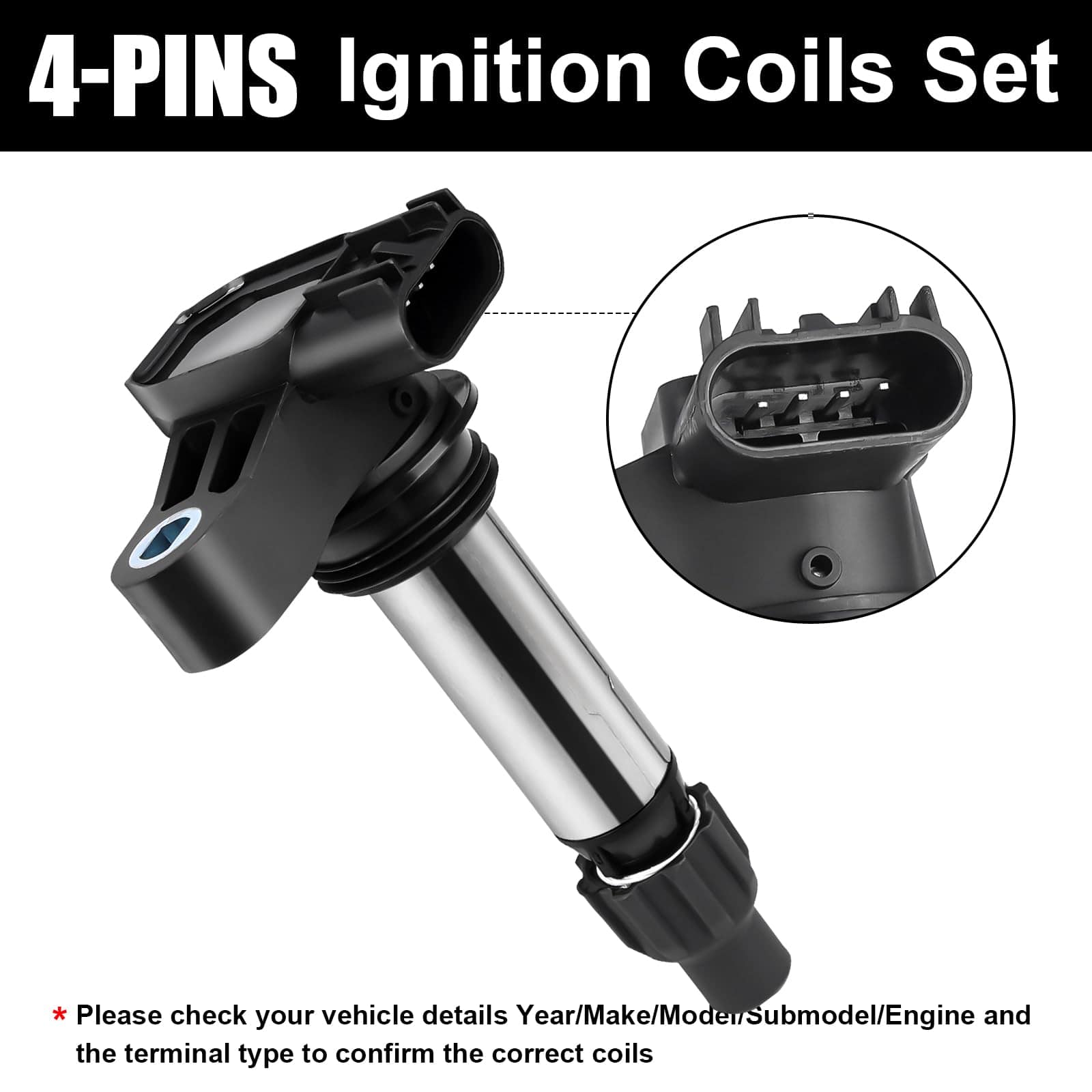 Set de 6 Bobinas de Encendido UF569 & Bujías 12622561 - Imagen 6