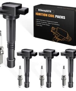 Paquete de 4 Bobinas de Encendido y Bujías Compatible con
